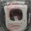 Baby Walker, 5 in 1 Baby Walkers for Boys Girls 6-12 Months, Foldable Walkers for Babies with Bouncer & Feeding Tray, Music, Adjustable Heights, Activity Walker for Infant