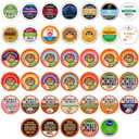Crazy Cups Decaf Flavoured Coffee Variety Pack,Decaffeinated Flavoured Coffee Pods, Single Serve Hot or Iced Medium Roast Coffee for Keurig K Cups Machines, 40 Count (EXP 05/27/27)