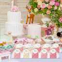 Demissle 20 Pcs Baby Shower Soap Favors Wildflowers Baby Shower in Bloom Flower Bath Soap Gift Set with White Greeting Card Handmade Gifts for Guests Decorations Supplies(Classic Color,Classic Style)