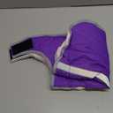 Queenmore Dog Winter Coat, Cold Weather Fleece Jacket for Dogs, Waterproof Reflective Reversible, for Small, Medium and Large Dogs (Purple, L)