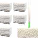 JEBBLAS Pet Dry Sweeping Cloth Refills Heavy Duty Mop Pads Multi Surface Refills for Floor Mopping and Cleaning,Disposable Sweeping Cloth for Standard Sweeper, Pack of 60 Pcs