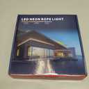 LED Strip Lights Warm White 3000K,16.4ft 110-120V Neon Rope Lights,Flexible Silicone Outdoor Waterproof Neon Strip Lights for Bedroom,Mirror,Kitchen Cabinet, Living Room,Halloween Decor