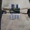 LAMIT 100% Blackout Oatmeal Linen Curtains, 63 Inches Linen Textured Thermal Bedroom Curtains Back Tab and Rod Pocket Neutral Panels with White Liner for Farmhouse, 2 Panels, 52 x 63 Inch