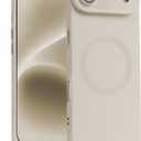 Designed for iPhone Air Case Silicone Compatible with Magsafe, Camera Lens Protector, Military Grade Shockproof Protective, Rectangle Magnetic Phone Case for iPhone Air White