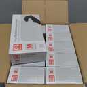 Jointown Vinyl Exam Gloves- 4 mil Safty Glove Latex-Free & Powder-Free, SGBE 8002 Synmax Disposable Medical Glove Medium (Case of 1000, Black)