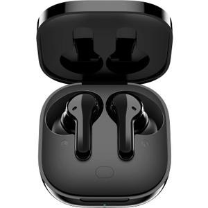 QCY T13 True Wireless Earbuds Bluetooth 5.1 Headphones Touch Control with Charging Case Waterproof Stereo Earphones in-Ear Built-in Mic Headset 40H Playtime (Black)
