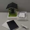 Bird Feeder with Camera, 2K HD AI Identify Smart Bird House Camera with Solar Powered, Live View, Instant Arrival Alerts, Auto Capture Video for Outside, Supports 2.4GHz Wi-Fi Only, Bright Green