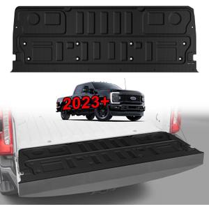TripleAliners Truck Mat Compatible with 2023-2026 Ford Super Duty F250/F350/F450 Accessories, Tailgate Mat Custom Fit All Weather Protection Pickup Liner, Not Fit Optional with Tailgate Step