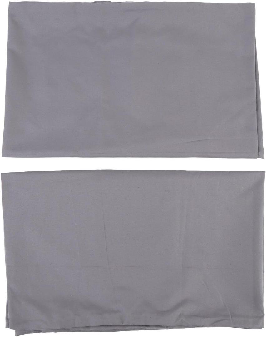 2 Pcs 48x74cm Pillow Cases, Envelope Closure Design, Dirt and Wrinkle, Soft and Durable Synthetic Fiber, Easy Care and Versatile Use for Bedroom (Dark Gray)