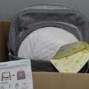 Baby Travel Bassinet Portable Bassinets, Foldable Converts to Backpack for Travel, Lightweight Travel Baby Lounger with 2-1 Mosquito & Canopy (Gray)