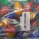 QZYL 16 Pcs Christmas Light Up Necklace, Colorful Christmas Necklaces Bulk, 9 LED Bulbs Novelty Christmas Lights with 3 Flash Modes, Perfect for Xmas New Year Eve Party Favor Supplies Accessories