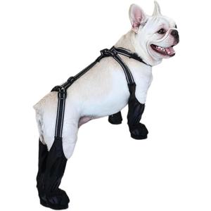 Adjustable Dog Boot Reflective Nonslip Paws Protectors Dog Shoes Leggings for Hiking and Walking Reflective Pet Boot