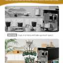 Mug Holder Tree, Coffee Cup Holder for Countertop, 360 Rotating Metal Coffee Mug Rack with 10 Hooks, 3 Tier Cup Rack Bar Station Organizer, Kitchen Counter Decor