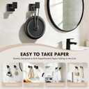 Bathroom Accessories Towel Bar Set: 10 Pieces Matte Black Bathroom Hardware Square SUS304 Stainless Steel - Wall Mounted Towel Rack&Toilet Paper Holder&Towel Ring and Towel Hook