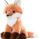 WEIGEDU Cute Red Fox Stuffed Animal Plush Toy with Big Soft Tail for Kids Boys Girls Birthday Bedtime Gift, 13 inches