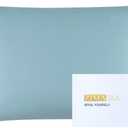 ZIMASILK 25 Momme 100% Pure Mulberry Silk Pillowcase for Hair and Skin Care, Highest Grade 6A Pillow Cases for Women, Long-Lasting Durablity, Gift for Women Men, 1Pc (King 20"x36", Light Blue)