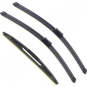 Front and Rear Windshield Wiper Blades (pack of 3pcs) for 2007-2012 Hyundai Veracruz IX55 24" + 20" Front windscreen wiper and 14" Rear Windscreen Wiper