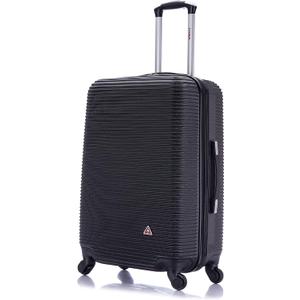 InUSA ROYAL 24-Inch Medium Hardside Spinner Luggage Lightweight Black