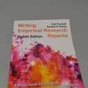 Writing Empirical Research Reports: A Basic Guide for Students of the Social and Behavioral Sciences, Book 