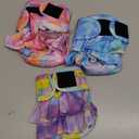 Reusable Dog Diapers Female Washable, Premium Doggie Diaper for Dogs, Pack of 3, Highly Absorbent Small Dog Diaper for Heat, Incontinence and Puppy Training (S)