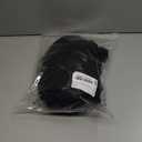 Faleave Women's Cotton Linen Summer Palazzo Pants Flowy Wide Leg Beach Trousers with Pockets (Large, Black)