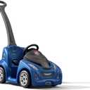 Step2 Push Around Buggy GT Kids Push Car, Ride On Toy, Stroller Substitute, Includes Seat Belt & Horn, Made of Durable Plastic, Max Weight 50 lbs., For Toddlers 1.5-3 Years Old, Blue (17.36"L x 40.75"W x 36.5"H, Blue)