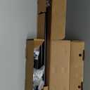 Ivilon Drapery Treatment Window Curtain Rod - Square Design 1 1/8 Rod. 28 to 48 Inch. Black