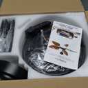 PHORUS 52 Inch Tropical Ceiling Fans with Lights and Remote,Outdoor Palm Leaf Ceiling Fan for Patios Porch Bedroom, Dimmable, 6 Speeds, Reversible, Dark Brown