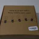 Brightever LED Outdoor String Lights 100FT Patio Lights with 52 Shatterproof ST38 Vintage Edison Bulbs, Outside Hanging Light Waterproof for Porch, Deck, Garden, Backyard, Balcony, Dimmable 2700K (100FT-Warm White, Black Wire)
