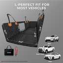 Hard Bottom Dog Car Seat Cover for Back Seat,Seat Extender for Dogs
Hard Bottom 900D Wear-resistant,500lbs Support,Anti-fall,Waterproof Non-Slip Backseat Protector for Medium&Large Dogs
