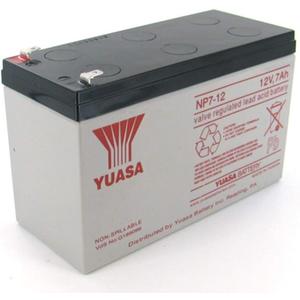 Yuasa NP7-12 12V/7Ah Sealed Lead Acid Battery with F1 Terminal