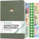 Clever Fox Addiction Recovery Journal – Addiction Treatment Planner & Workbook – Daily Sobriety Journal for Recovery Progress, A5 (Cypress)
