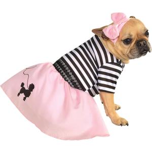 Rubies 50s Girl Pet Costume, As Shown, Large for Themed Parties and Halloween (Large)