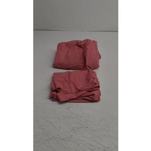Bare Home Queen Sheet Set - Luxury 1800 Ultra-Soft Microfiber Bed Sheets - Double Brushed - Deep Pockets - Easy Fit - 4 Piece Set - Bedding Sheets & Pillowcases (Queen, Dusty Rose)