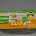 Motts Fruit Smoothies Vanilla Peach, 4.2 oz clear pouches, 8 Pack, Made With Milk, Made With Real Fruit, Good Source of Calcium, On-the-Go, BBD: 06/03/26
