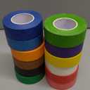 Tavira Colored Masking Tape 1 Inch Wide, 12 Rolls Colored Painters Tape for DIY Art, Labeling, Classroom Decor, Home and Office Use, Total 300 Yards