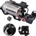 Air Suspension Compressor Pump with Bracket 37206875177 Replacement for BMW X5 F15 F85 2013-2018 X6 F16 F86 2014-2019 37206868998 37206850555 AKWH