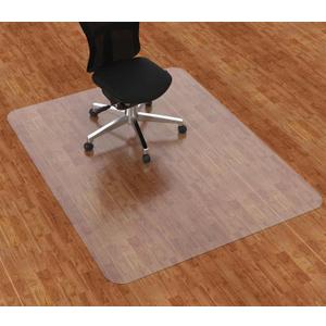 Amyracel Extra Large Office Chair Mat for Hardwood Floor- 45" x 53" Clear Computer Desk Chair Floor Mat for Hard Wood/Tile Floors, Easy Glide Floor Protector Mat for Rolling Chairs at Home or Work, 45" x 53" Rectangular