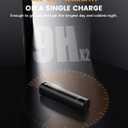 Rechargeable Hand Warmers - 2 Pack Electric Pocket Warmer, 360 Heating, 2X 5000mAh 18Hrs Long Last, 3 Settings - Camping Essentials, Hunting Gear, Christmas Stocking Stuffers, Gifts for Men, Women (Black)