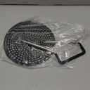 Lothee Stainless Steel Telescopic Ice Fishing Skimmer Scoop, Ice Hole Fishing Scoop, 11.8-27.6" Extendable, Fish Gear & Accessories, Fish Gear Tool (7.9" Diameter)