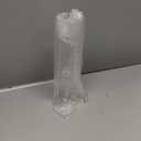 Nervure 24 Pack Plastic Champagne Flutes - 6 Oz Clear Disposable Champagne Flutes - Square Plastic Toasting Glasses for Party Birthday Anniversary Wedding