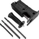 Electric Drill to Reciprocating Saw Adapter with 3 Blades, Portable Electric Drill Modified Tool Attachment, Chainsaw Conversion Head Kit With handle for Wood, Metal, PVC Cutting