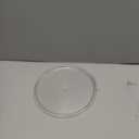 Restaurantware 8.75 Inch Round Polycarbonate Lid - Snap-On Food Storage Cover - Airtight Translucent Container Lid - Dishwasher-Safe, Freezer-Safe, Hot and Cold Food Friendly - Clear Plastic (6/8 qt)