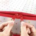 Sattiyrch Plastic Christmas Ornament Storage Box,4 Tray Customizable Divider, Zippered Closure, Dust-Proof, Collapsible, Dual Handles,Holds Up to 64 x 2.36 Ornaments,for Garage/Attic/Basement Storage