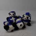 LuxeOne 2024 Graduation Panda Bear with Black Cap Graduation Gift 10 Inch Stuffed Animal Graduation Plush Panda Bear Class of Graduation Decoration for College Graduation (Panda-Blue), 6