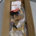 7.2FT Round Balloon Arch Stand,Gold Arch Backdrop Stand for PartiesMetal Circle Wedding Arch Heavy Duty for Ceremony Birthday Party Anniversary Bridal Graduation Decoration