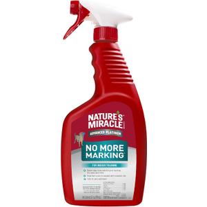 Nature's Miracle Advanced Platinum No More Marking, 24 Ounces, Helps Discourage Repetitive Pet Marking