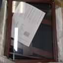 7 Rows Challenge Coin Holder Display Case with HD Tempered Glass Holds 100 coins, Wall-Mountable Military Shadow Box Cabinet with Removable 2-Groove Shelves for Medals and Casino Poker Chips, Mahogany