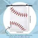 Flutesan 50 Pack Baseball Bag 6 x 8 Inch Plastic Party Favor Snack Bags Baseball Goodie Gift Storage for Kids Boys Birthday Sport Theme Party Supplies