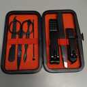 Manicure set Men Personal Care Tools Accessories Finger and Toe Nail Clippers Set Professional Manicure Pedicure Kit With Travel Case Nail Grooming Kit Gifts for Men Women Father Mother